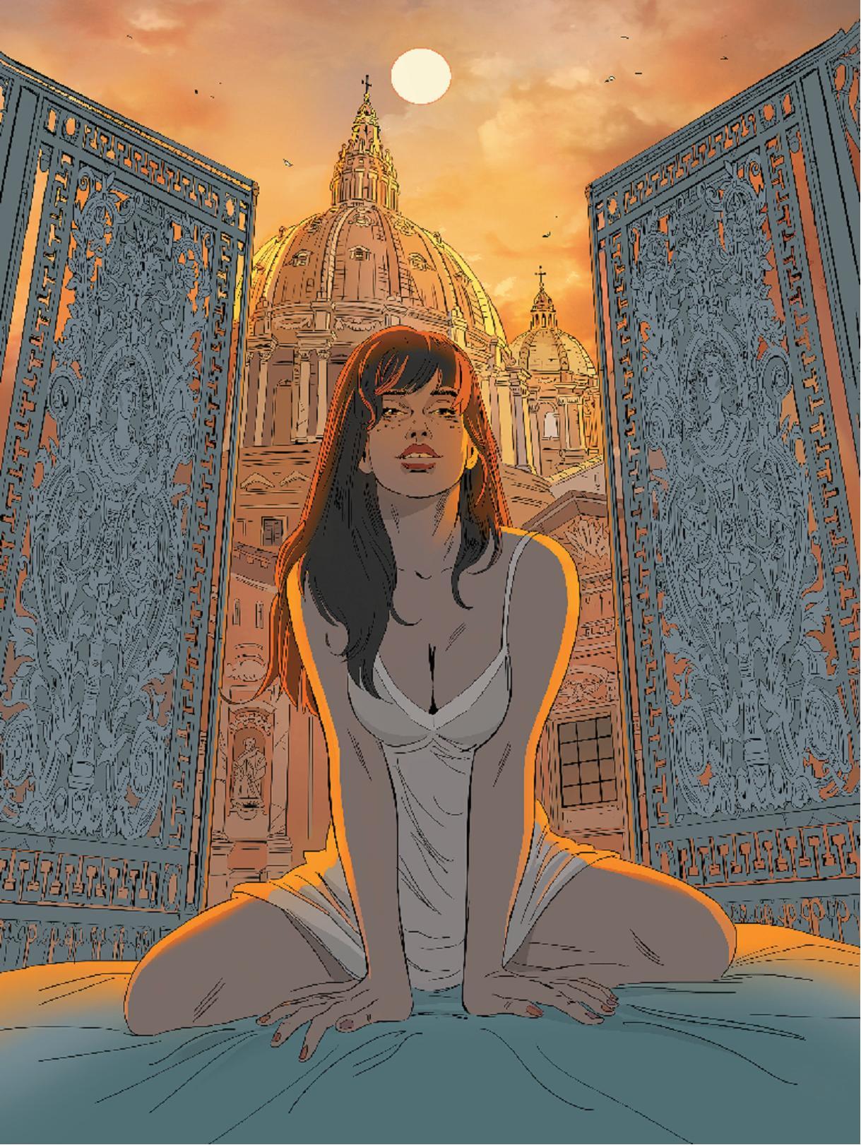 Une nuit a rome COLLECTOR plaque plexi tome4